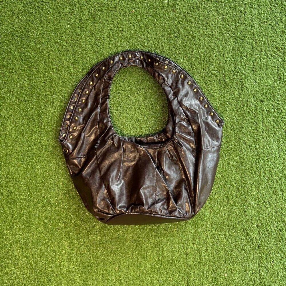 Studded Black Shoulder Bag